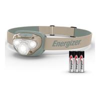 Energizer Vision HD + LED Headlamp, Green & Tan Color, LED Light for Emergencies, Outdoors or as a Work Light, Includes Batteries, Pack of 1