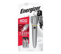 Energizer Vision Digital Focus 400 Lumens Metal Torch (2 AA Batteries Included)