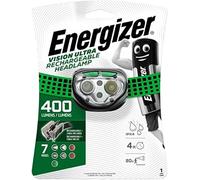 Energizer Vision Headlight Head Torch USB Rechargeable - Camping Fishing Cycling [EEK: A]