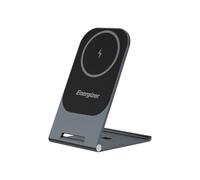 Energizer WCP102 Ultra Thin Wireless Charging Stand, MagSafe, 15W Max, 3mm, 180 Degree Adjustment, Aluminium Alloy