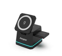 Energizer WCP307 3-in-1 Black QI Wireless Charging Dock 15W