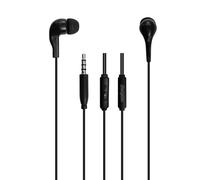 Energizer - Wired in-ear headphones, remote control 1 button control - Connectivity: 3.5 mm jack cable - Colour: Black