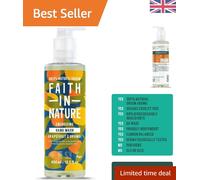 Energizing Natural Grapefruit & Orange Hand Wash - & Cruelty Free, 400ml