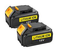 Energup 2 x 18V 5.0Ah Replacement Battery for DeWalt 18V Battery DCB184 DCB200 DCB182 DCB180 DCB181 DCB201