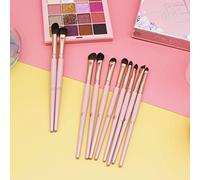 ENERGY 10-in-1 Pink Eye Brush Set, Makeup brush Set, including Eyeshadow, Eyebrow, Eyeliner, Blending, Highlighter