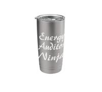 Energy Auditor Tshirt Job Occupation Funny Work Title Stainless Steel Insulated Tumbler