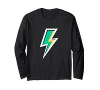 Energy Balance Lightning Bolt - Minimalist Power Symbol Long Sleeve T-Shirt