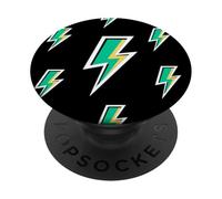 Energy Balance Lightning Bolt - Minimalist Power Symbol PopSockets Adhesive PopGrip