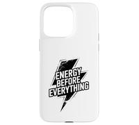 Energy Before Everything Spiritual Power Flow Case for iPhone 15 Pro Max