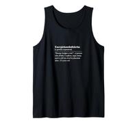 Energy Budget Crisis for 25th Birthday German Translation Tank Top
