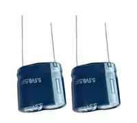 Energy Buffer Capacitor 0.5F 5.5V Super Capacitor for Short Term Power Supply and Microprocessor Backups Powerful Data Backups