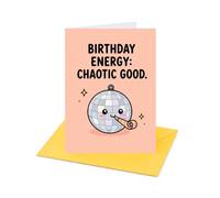 Energy Chaotic Good Design Birthday Card