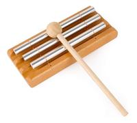 Energy Chime, 3 Tones Chime Healing Sound, Wooden Percussion Chime Instruments With Mallet for Meditation Yoga Healing Music Prayer Kids Musical Toy, Mindfulness for Women Men