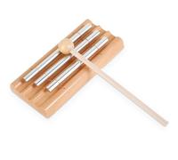 Energy Chime Bars Wooden Percussion Chime Instruments With Mallet 3 Tone Chimes Sound For Releasing Mood Yoga Music Prayer Kids Musical Toy