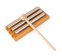 Energy Chime, Chime Chime, Chime Stick, Teacher, Chimes, 3-Tone Percussion Instrument with Mallet, for Yoga Meditation Sound Healing, Percussion Instrument for Teachers, Classroom Management Tool