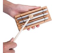 Energy Chime Three Tone - Eastern Energies Collection For Mindfulness Meditation, Relaxation, Stress & Anxiety Relief, Chakra Healing, Yoga, Teachers' Classroom Reminder Bell