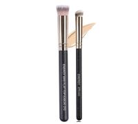 ENERGY Concealer Brush Set - Mini Flat Top Kabuki Brush Slant Concealer Brush for Eyebrows Eyeshadow Under Eye Setting Powder for Liquid Cream Powder Blending