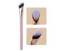 ENERGY Concealer Brush Under Eye, Small Angled Makeup Kabuki Precision Face Blending Brush - Liquid Cream Foundation Concealer for Dark Circles, Eyeshadow,Make Up Nose Contour Applicator Vegan (Pink)