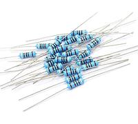 Energy consuming elements 0.5 Watt Resistor Metal Film Resistance Kit, 1/2W 1Percent Electronic Set of Resistors Assorted Package Resistor (Size : 0.1ohm-10M 1100pcs)