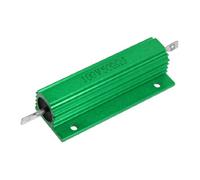 Energy consuming elements 100W 500 Ohm Green Aluminum Shell Wire Wound Housed Resistor (100W 500 ohmios de aluminio Verde carcasa de alambre de la resistencia de la herida