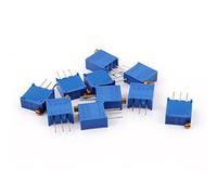 Energy consuming elements 10Pcs 3296W-103 10K Ohm Trimmer Trim Pot Potentiometer Variable Resistors (10Pcs 3296W-103 Potenciómetro de potenciómetro de potenciómetro de ajuste de recorte de 10K ohmios