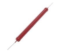 Energy consuming elements 10W Power Rating 25M Ohm High Voltage Glass Glaze Film Resistor Red