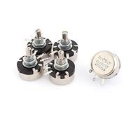 Energy consuming elements 1W 470 Variable Resistors Ohm Rotary Taper Carbon Potentiometer 5Pcs Potentiometers Silver Tone