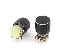 Energy consuming elements 2 Pcs Variable Resistors B1K 1K Ohm 13mm Metal Linear Potentiometers Potentiometer Pot