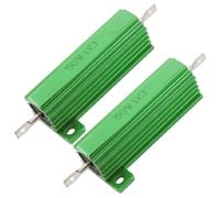Energy consuming elements 2 x Chassis Mounted 50W 1K Ohm 5% Aluminum Case Wirewound Resistors (2 x chasis montado 50W 1K Ohm 5% Aluminio Resistencias bobinadas