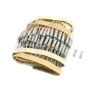 Energy consuming elements 200 Pcs 3.3 Ohm 5% Tolerance 1Watt Power axia-l Leading Type Through Hole Mounting 4 Color Ring Carbon Film Fixed Resistors