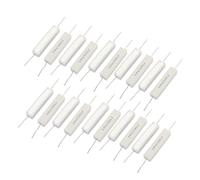 Energy consuming elements 20pcs 10W Fixed Resistors 10 Ohm 5% Tolerance Dual Lead Wirewound Ceramic Single Resistors Cement Resistor