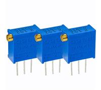 Energy consuming elements 20PCS 3296X 3296 Potentiometer 100R 200R 500R 1K 2K 5K 10K 20K 50K 100K 200K 500K 1M Ohm Resistanceohm Trimpot Trimmer (Size : 20K Ohm)
