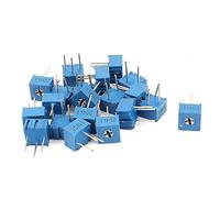 Energy consuming elements 20Pcs 500V Fixed Resistors 1K Ohm Single Turn Square Cermet Single Resistors Trimmer Potentiometer