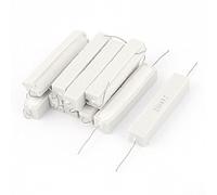 Energy consuming elements 20W Watt 4RJ 4Ohm Ceramic Cement Power Resistor White 10Pcs (20W Watt 4RJ 4Ohm Ceramic Cement Power Resistor White 10Pcs