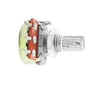 Energy consuming elements 220K ohm Variable Resistors 3 Pins 6mm Split Knurled Shaft Rotary Linear Potentiometers Taper Potentiometers