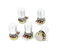 Energy consuming elements 2K OHM Variable Resistors Linear Taper Rotary Potentiometer 2KB B2K Pot Potentiometers 5 Pcs