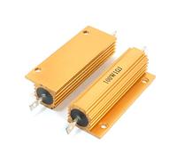 Energy consuming elements 2PCS 100W 100Watt 1 Ohm Chassis Mount Type Aluminum Wirewound Resistors (2PCS 100W 100Watt 1 Ohm Chassis Mount Type Aluminum Wirewound Resistors