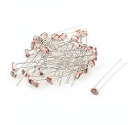 Energy consuming elements 30 Pieces Photoresistor GL5516 LDR Photo Resistors Light Dependant Resistor 5mm (30 Piezas Fotoresistor GL5516 LDR Photo Resistors Resistencia Dependiente de la Luz 5mm