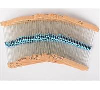 Energy consuming elements 300PCS 1Percent 10 Ohm - 1M Ohm 0.125W Metal Film Resistor Kit, Color Ring Resistance 30 Values Resistor (Size : 1-8W 300PCS)