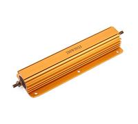 Energy consuming elements 5% 200W 50 Ohm Wirewound Aluminum Housed Clad Resistor Gold Tone 19cm Long