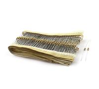 Energy consuming elements 500 Pcs Fixed Resistors 2.2M Ohm 1/4W axia-l Through Hole Mount Carbon Single Resistors Film Resistors