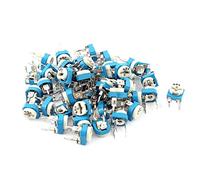 Energy consuming elements 500K ohm Variable Resistors Vertical Variable Resistor Trimmer Potentiometer Potentiometers Blue 50Pcs