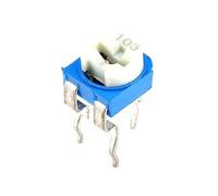 Energy consuming elements 50pcs Potentiometers RM065 Horizontal Trimpot Blue White Adjustable Variable Resistor Kit 103 10K ohm