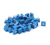 Energy consuming elements 50Pcs Top Fixed Resistors Adjustment Trimmer Pot Potentiometer Resistors 20K Resistors Ohm 3386P