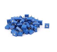 Energy consuming elements 50Pcs Top Fixed Resistors Adjustment Trimmer Pot Potentiometer Resistors 500 Resistors Ohm 3386P