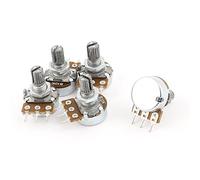 Energy consuming elements 5PCS 10K Variable Resistors ohm 3 Pins 6mm Shaft B Type Linear Potentiometers Taper Potentiometers