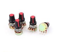 Energy consuming elements 5pcs 1K Variable Resistors OHM 3 Terminal Linear Taper Rotary Volume B Potentiometers Type Potentiometer