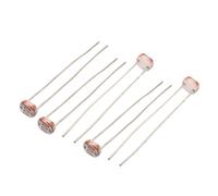 Energy consuming elements 5Pcs 5517 Fixed Resistors Photoresistor LDR CDS 5mm Light-Dependent Single Resistors Resistor Sensor