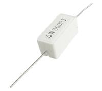 Energy consuming elements 5W Watt Fixed Resistors 300 Ohm 5% axia-l Lead Cement Power Resistor Single Resistors 10 Pcs