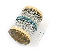 Energy consuming elements 600Pcs 1M Ohm 1/8W 5% Tolerance axia-l Lead Through Hole Mounting 4 Color Ring Carbon Film Fixed Resistor